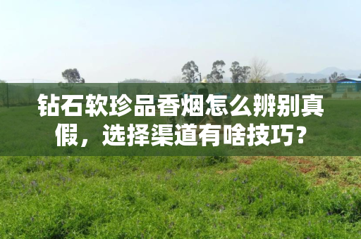 钻石软珍品香烟怎么辨别真假，选择渠道有啥技巧？